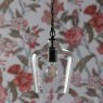 Laura Ashley Laura Ashley - Ockley Bottle Pendant Glass Matt Black