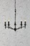 Laura Ashley Laura Ashley - Ludchurch 5 Light Chandelier Industrial Fitting Only (Black)