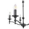 Laura Ashley Laura Ashley - Ludchurch 5 Light Chandelier Industrial Fitting Only (Black)