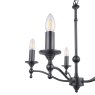 Laura Ashley Laura Ashley - Ludchurch 5 Light Chandelier Industrial Black Fitting Only