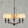 Laura Ashley Laura Ashley - Ludchurch 5 Light Chandelier Industrial Fitting Only (Black)