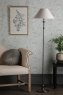 Laura Ashley Laura Ashley - Ludchurch Floor Lamp Industrial Black With Shade