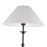 Laura Ashley Laura Ashley - Ludchurch Floor Lamp Industrial Black With Shade