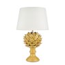 Dar Lighting Dar - Violetta Table Lamp Yellow Ceramic Base