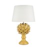 Dar Lighting Dar - Violetta Table Lamp Yellow Ceramic Base