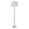 Dar Lighting Dar - Spool Floor Lamp Gloss Taupe Base