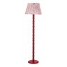 Dar Lighting Dar - Spool Floor Lamp Red Base