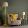 Dar Lighting Dar - Spool Floor Lamp Yellow Base