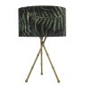 Dar Lighting Dar - Bamboo Tripod Table Lamp Antique Brass