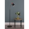 Dar Lighting Dar - Bond Task Floor Lamp Black Copper