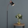 Dar Lighting Dar - Bond Task Floor Lamp Black Copper