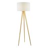 Dar Lighting Dar - Ivor Tripod Floor Lamp Light Oak Base Only