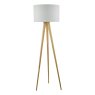 Dar Lighting Dar - Ivor Tripod Floor Lamp Light Oak Base Only