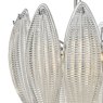 Dar Lighting Dar - Maeve 6 Light Pendant Polished Chrome Textured Glass