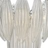 Dar Lighting Dar - Maeve 6 Light Pendant Polished Chrome Textured Glass