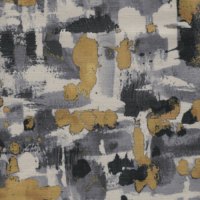 1523 Mustard Grey Monet Printed Velvet