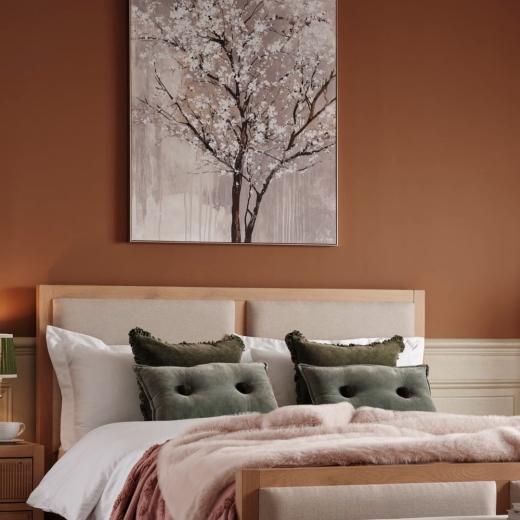How to create the Layered Sanctuary look. Warm natural woods, a restful colour palette, soft layered...