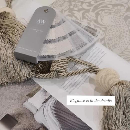 Bridgerton elegance,reimagined..🌸 Think embroidered curtain fabrics with delicate detailing, beaut...