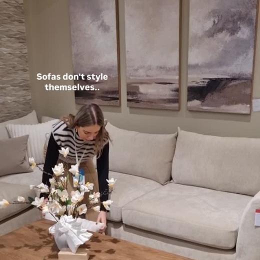 Before we head home each day, our team makes sure every sofa is fluffed,styled and showroom ready.�...