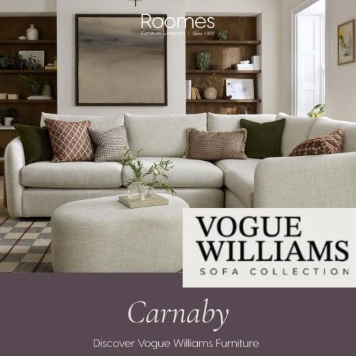 Beautifully designed for modern living, Carnaby from our @voguewilliams sofa collection combines soft...