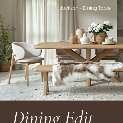 From timeless oak designs to contemporary statement pieces, discover some of our favourite dining col...