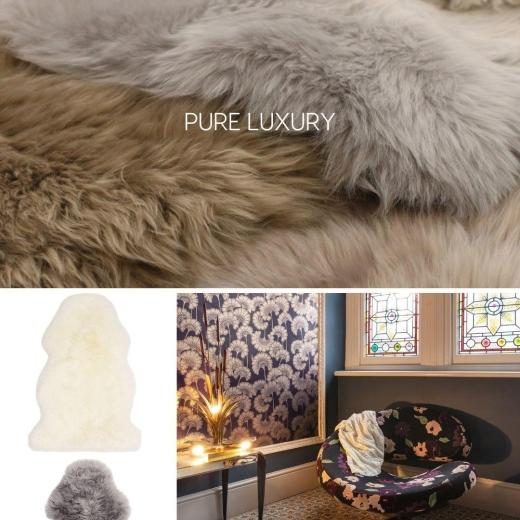 Our luxuriously fluffy real sheepskin rugs bring instant warmth and comfort to any space. Naturally s...