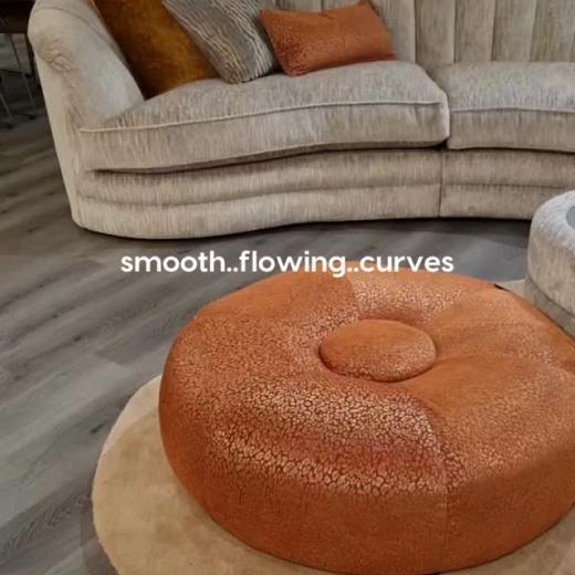 Curved furniture is all about smooth flowing shapes that bring softness and elegance into your home....