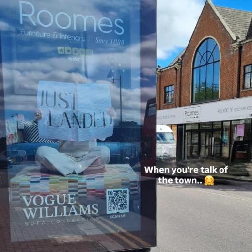 It seems like our Vogue Williams campaign is popping up everywhere..and there's no escaping it! 😆...