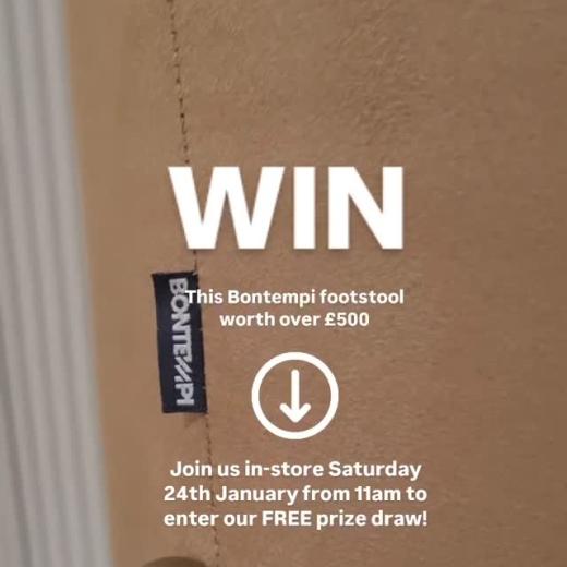 Could this be yours? 🎁 We're giving you the chance to WIN this beautiful Bontempi footstool in our...