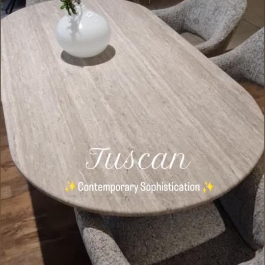 ✨️Modern,elegant and effortlessly timeless ✨️ Our Tuscan dining collection is perfect for ent...
