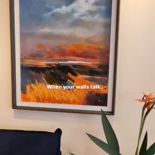 Let your walls do the talking..🖼 A beautiful piece of wall art can completely transform a space, a...