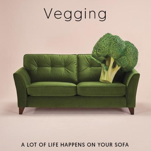 🛋️✨ A lot of life happens on a sofa… ✨🛋️ 🥦 Vegging today? Feet up, phone down, abs...