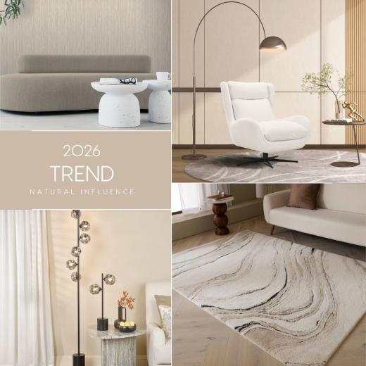 Moving into 2026, interiors are shifting away from cooler greys and crisp whites, making room for ric...