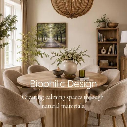 Inspired by nature, designed for living.🌿 Biophilic design is all about creating a deeper connecti...