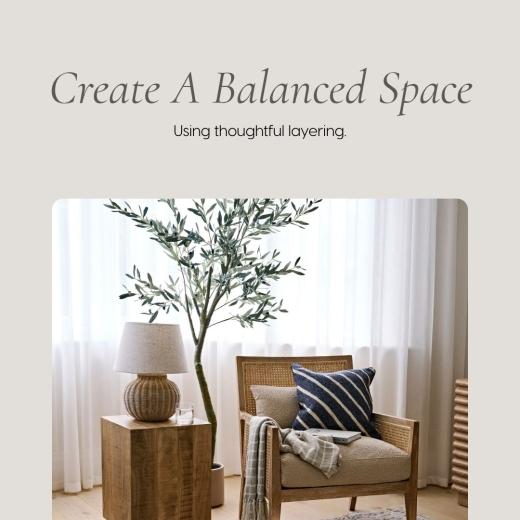 Thoughtfully layered textures, natural materials and carefully chosen accents come together to create...