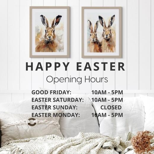 🐰 EASTER WEEKEND OPENING HOURS 🐰 If your thinking of a Spring interior refresh, then why not jo...