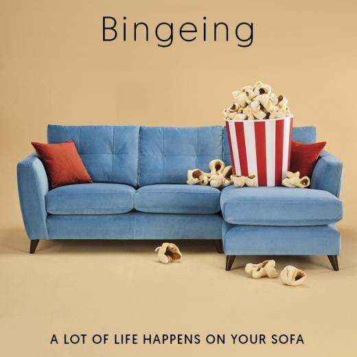 🛋️✨ We can't agree more with the Lounge Co....A lot of life happens on a sofa… ✨ 🍿 Bing...