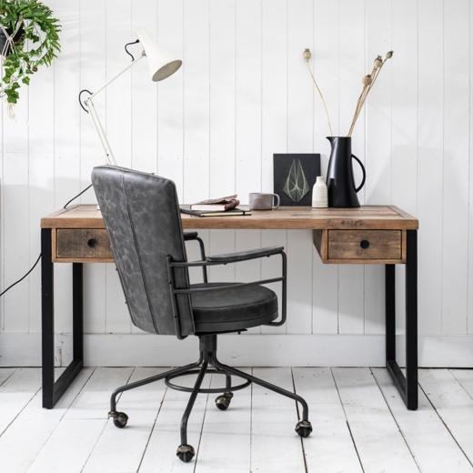 💻✨ Work Smarter, Sit Better ✨💻 The Kennedy Desk combines rustic character with a contempora...