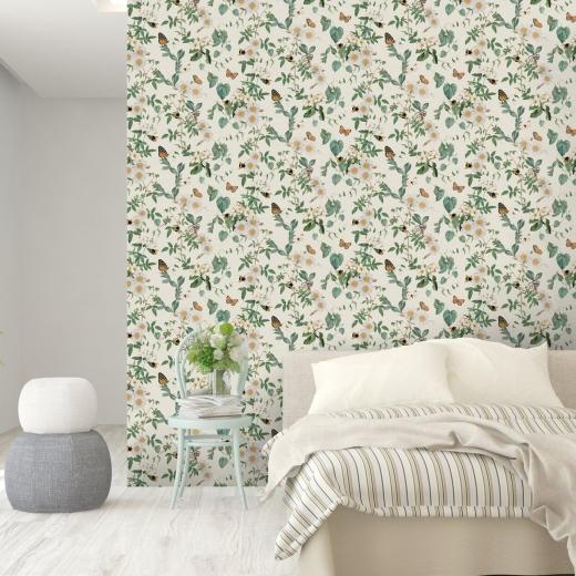 🛏️🌿 Create your own botanical retreat 🌿🛏️ Layer your walls in beautiful butterflies,b...
