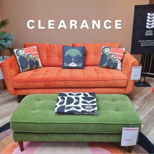 We have selected quality furniture at exceptional clearance prices including all our Orla Kiely furni...
