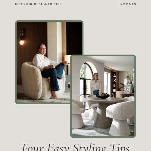 Curves have a way of making every room feel softer, calmer and more inviting. Whether it's a rounded...
