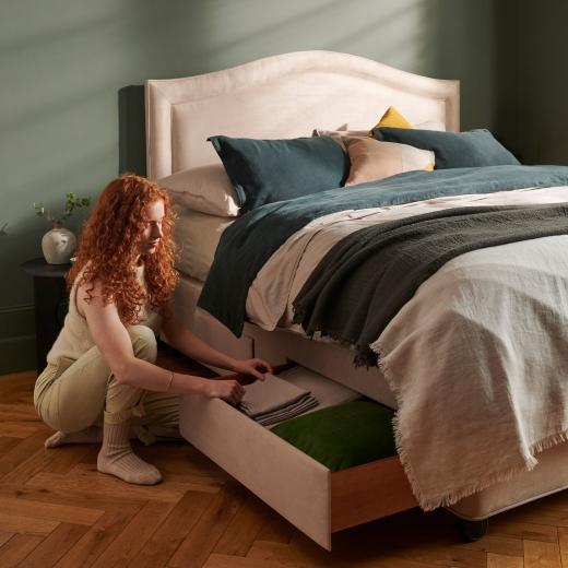 Q...Looking for comfort and practicality as a bed? A...Divan sets offer strong mattress support, opti...