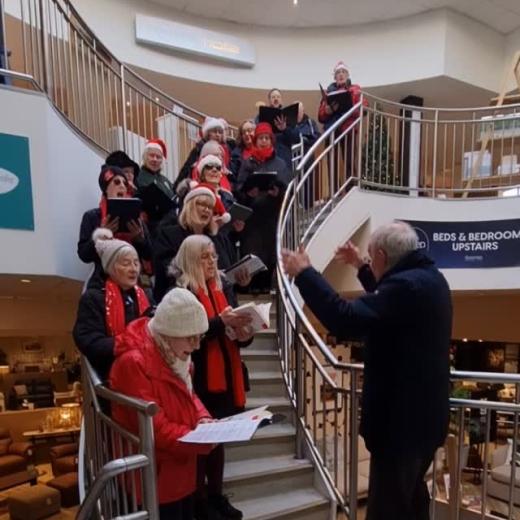 Last Christmas, the beautiful voices of The Cappella Singers of Upminster filled our stairway with Si...