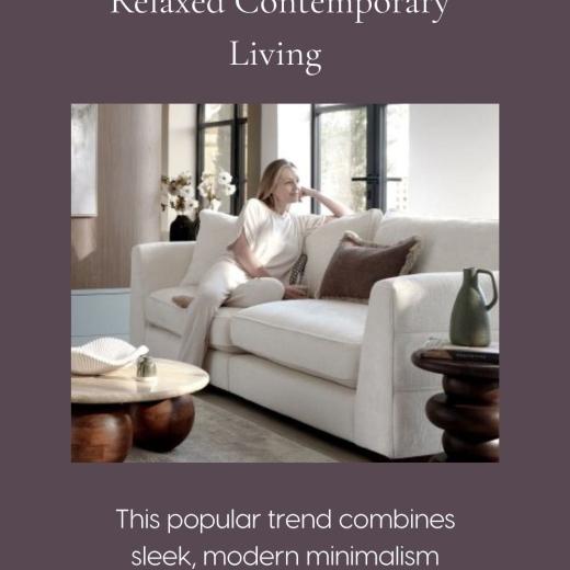 Create calm, comfortable spaces you’ll love coming home to. 🤎 Relaxed Contemporary style is all...